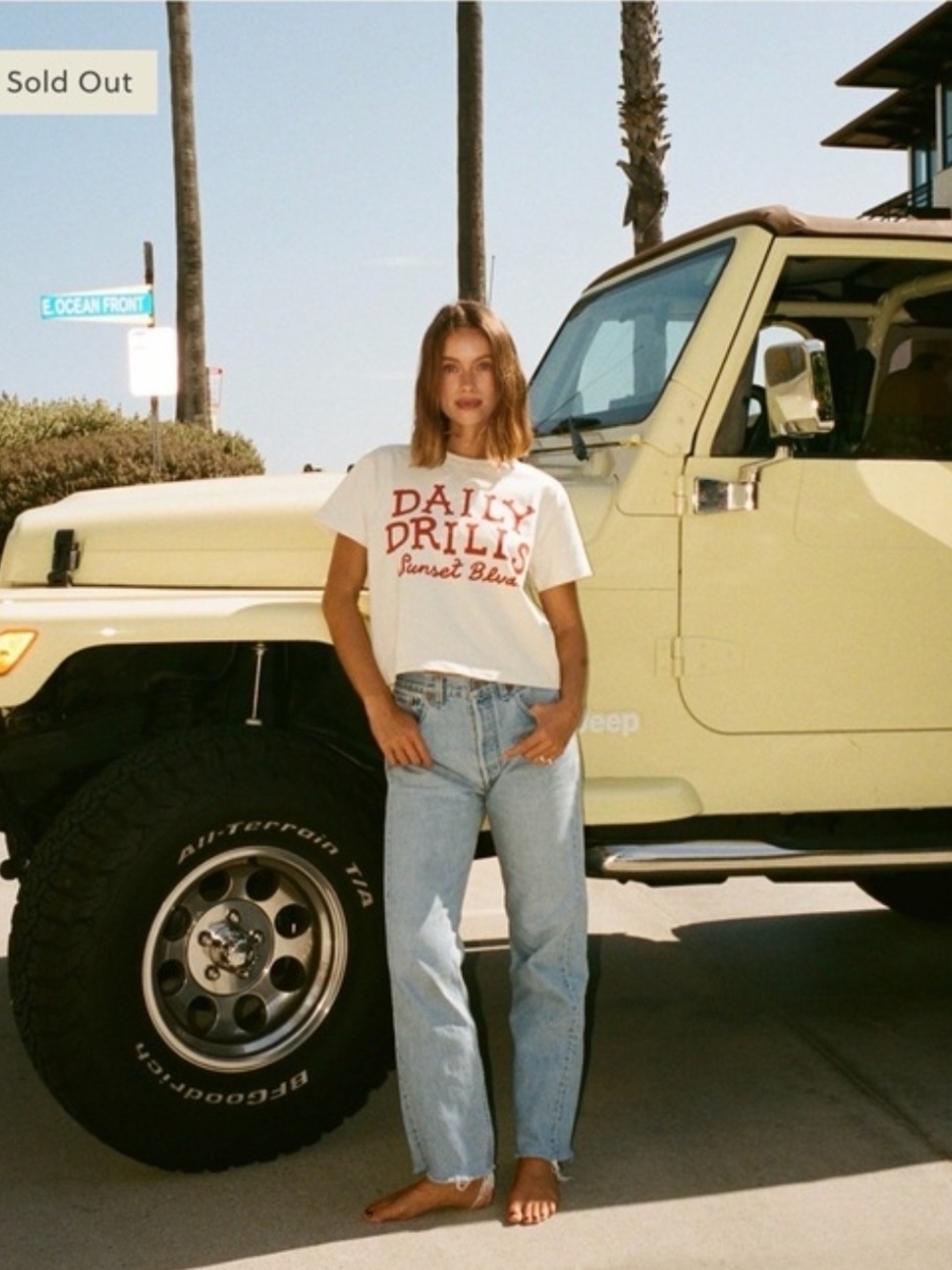Daily Drills Sunset Blvd Tee